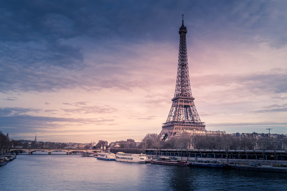 Torre Eiffel al atardecer