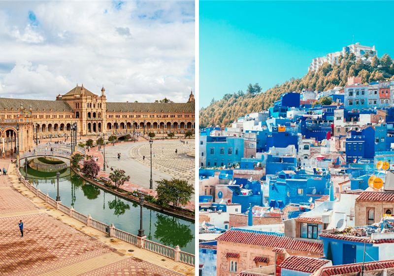 España, Portugal y Marruecos